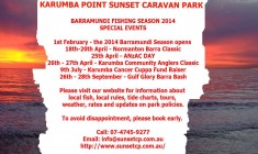 Karumba Point Sunset Caravan Park Upcoming Events 2014