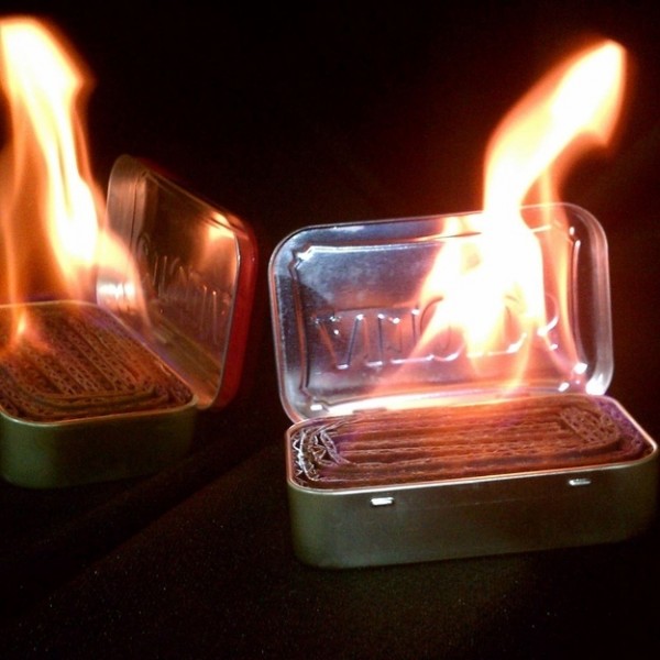 Bring Altoids tiki torches